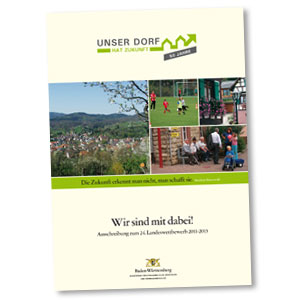 Ausschreibung Unser Dorf hat Zukunft